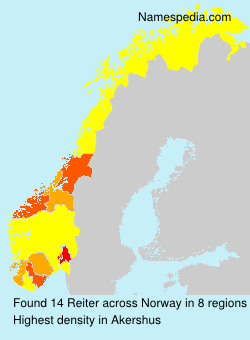 Surname Reiter in Norway Surname Reiter in Norway