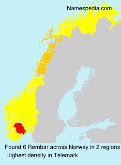 Surname Rembar in Norway Surname Rembar in Norway