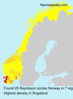Surname Reynisson in Norway Surname Reynisson in Norway