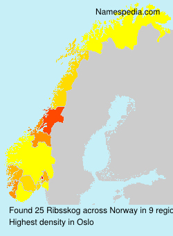 Surname Ribsskog in Norway Surname Ribsskog in Norway
