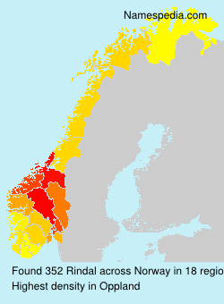 Surname Rindal in Norway Surname Rindal in Norway