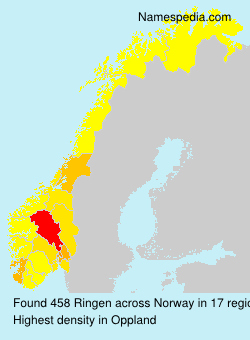 Surname Ringen in Norway Surname Ringen in Norway