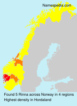 Surname Rinna in Norway Surname Rinna in Norway