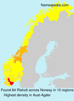 Surname Risholt in Norway Surname Risholt in Norway