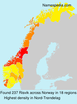 Surname Risvik in Norway Surname Risvik in Norway