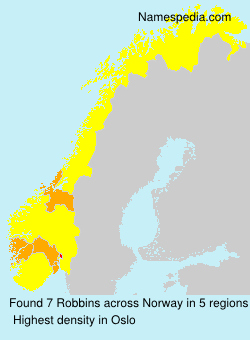 Surname Robbins in Norway Surname Robbins in Norway