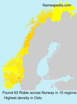 Surname Roble in Norway Surname Roble in Norway