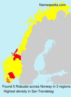 Surname Robudal in Norway Surname Robudal in Norway
