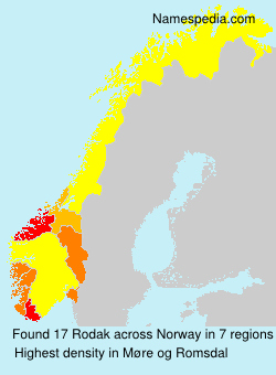 Surname Rodak in Norway Surname Rodak in Norway