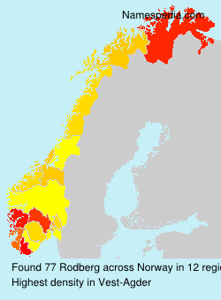 Surname Rodberg in Norway Surname Rodberg in Norway