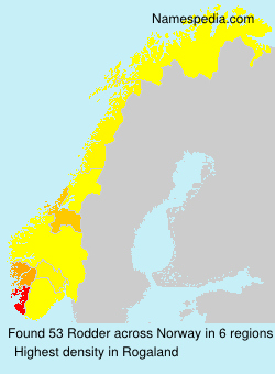 Surname Rodder in Norway Surname Rodder in Norway