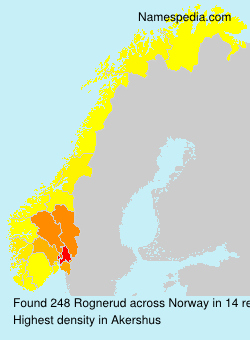 Surname Rognerud in Norway Surname Rognerud in Norway
