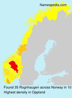 Surname Rognhaugen in Norway Surname Rognhaugen in Norway