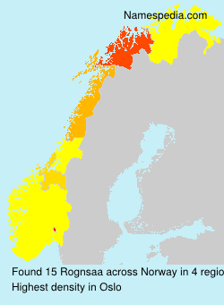 Surname Rognsaa in Norway Surname Rognsaa in Norway