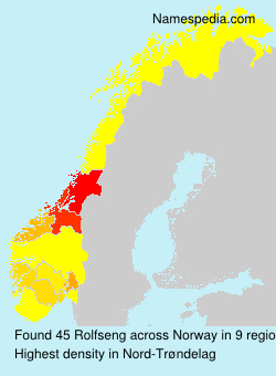 Surname Rolfseng in Norway Surname Rolfseng in Norway