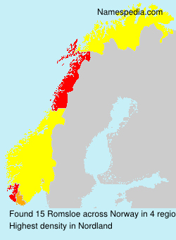 Surname Romsloe in Norway Surname Romsloe in Norway