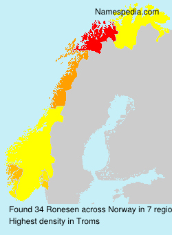 Surname Ronesen in Norway Surname Ronesen in Norway