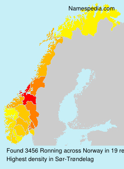 Surname Ronning in Norway Surname Ronning in Norway