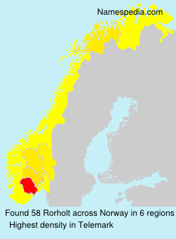 Surname Rorholt in Norway Surname Rorholt in Norway