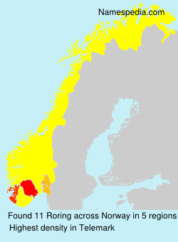 Surname Roring in Norway Surname Roring in Norway