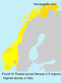 Surname Rosted in Norway Surname Rosted in Norway