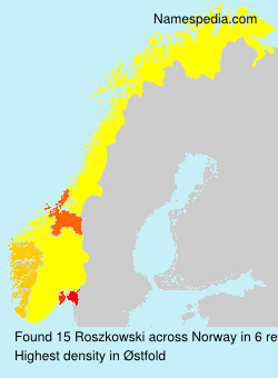 Surname Roszkowski in Norway Surname Roszkowski in Norway