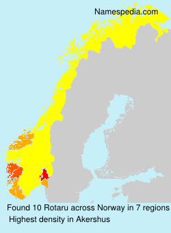 Surname Rotaru in Norway Surname Rotaru in Norway