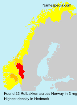 Surname Rotbakken in Norway Surname Rotbakken in Norway