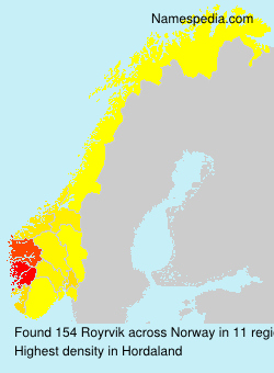 Surname Royrvik in Norway Surname Royrvik in Norway