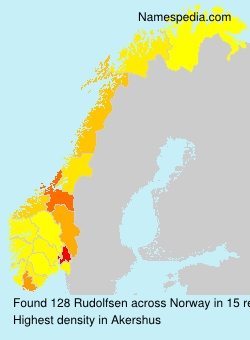Surname Rudolfsen in Norway Surname Rudolfsen in Norway