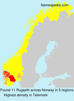 Surname Rugseth in Norway Surname Rugseth in Norway