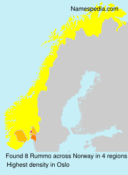 Surname Rummo in Norway Surname Rummo in Norway