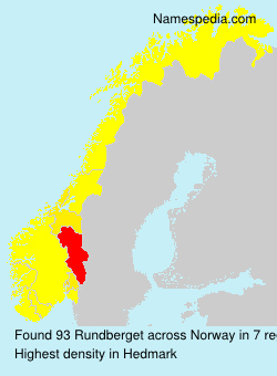 Surname Rundberget in Norway Surname Rundberget in Norway