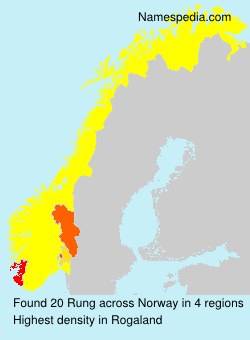 Surname Rung in Norway Surname Rung in Norway