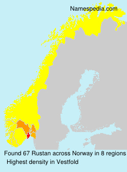 Surname Rustan in Norway Surname Rustan in Norway