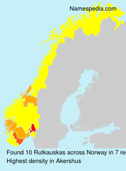 Surname Rutkauskas in Norway Surname Rutkauskas in Norway