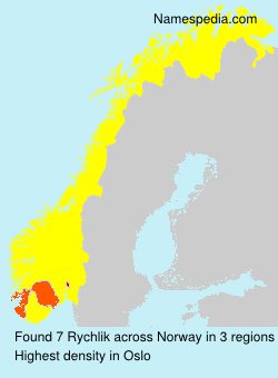 Surname Rychlik in Norway Surname Rychlik in Norway