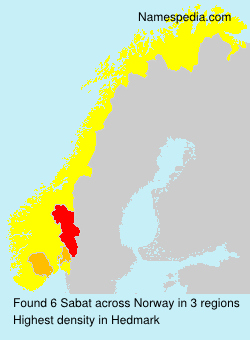 Surname Sabat in Norway Surname Sabat in Norway
