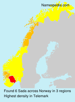 Surname Sada in Norway Surname Sada in Norway