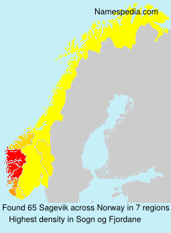 Surname Sagevik in Norway Surname Sagevik in Norway