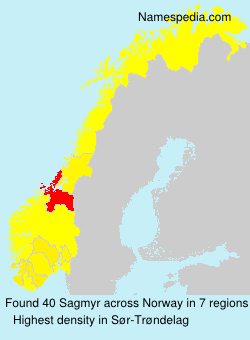 Surname Sagmyr in Norway Surname Sagmyr in Norway