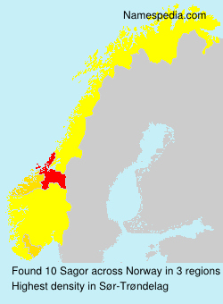 Surname Sagor in Norway Surname Sagor in Norway