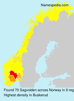 Surname Sagvolden in Norway Surname Sagvolden in Norway