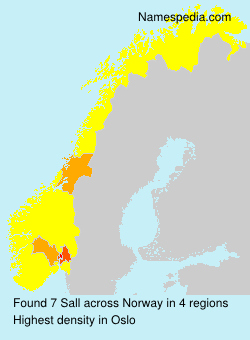 Surname Sall in Norway Surname Sall in Norway