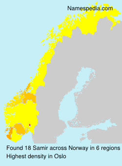 Surname Samir in Norway