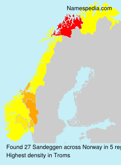 Surname Sandeggen in Norway Surname Sandeggen in Norway