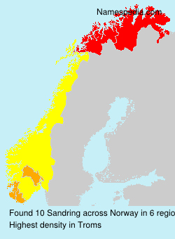Surname Sandring in Norway Surname Sandring in Norway