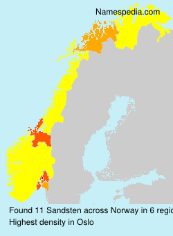 Surname Sandsten in Norway Surname Sandsten in Norway