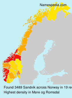 Surname Sandvik in Norway Surname Sandvik in Norway