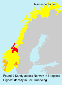 Surname Sandy in Norway Surname Sandy in Norway